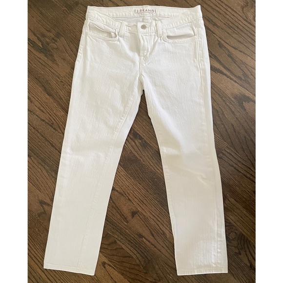 J BRAND 935 ANKLE JEANS WHITE SIZE 28 - Picture 2 of 7